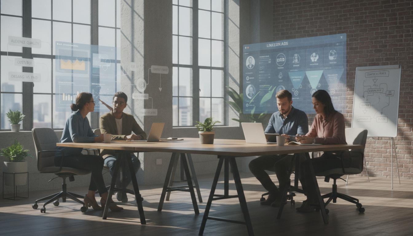 Header image: Social Media Marketing vs LinkedIn Ads: What Works in B2B